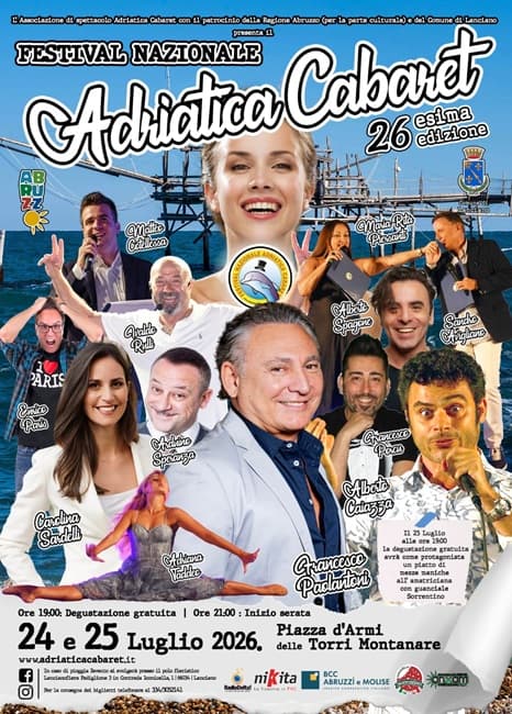 Lanciano, torna il Festival Adriatica Cabaret
