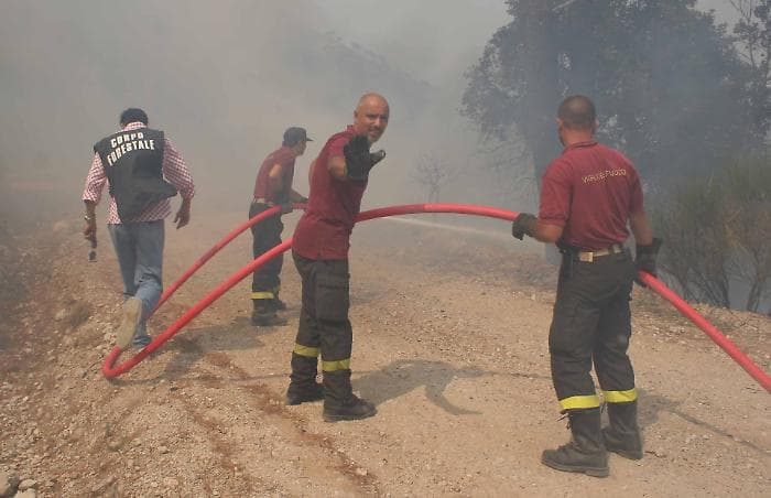 Incendi in Sicilia: tragedia per un vigile del fuoco, emergenza continua sull'isola