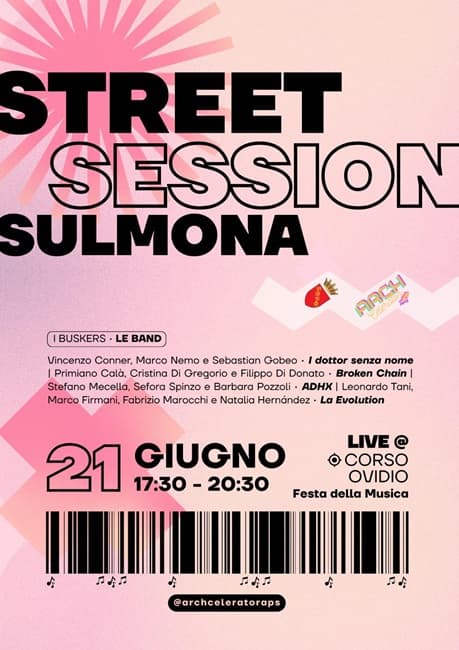 Sulmona inaugura l’estate con la Festa della Musica e la Festa della Famiglia