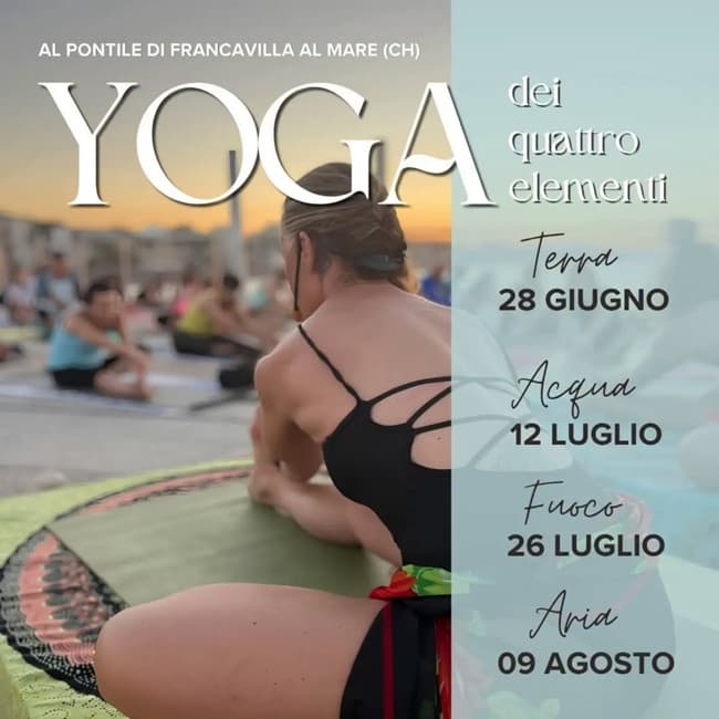 Francavilla al Mare, torna lo Yoga dei Quattro Elementi