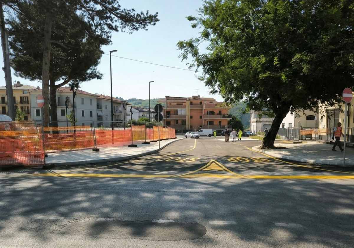 Riqualificazione dell’area della stazione: aperta la nuova strada tra via Aeroporto e viale Crispi