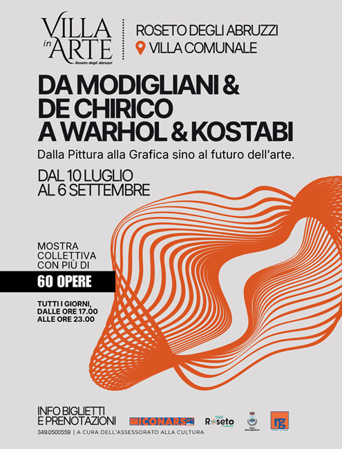 Roseto, alla Villa Comunale la grande mostra della Collezione Rosini Gutman