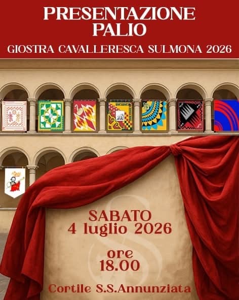 Sulmona presenta il Palio della XXX Giostra Cavalleresca: l’opera di Contucci