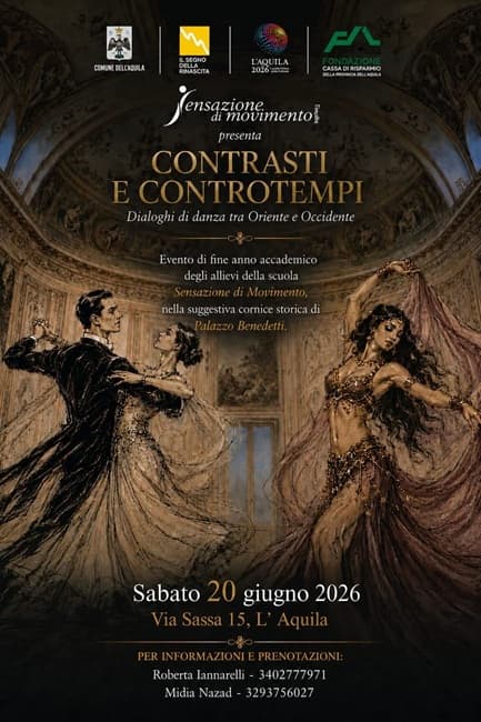 L’Aquila, “Contrasti e Controtempi”: danza tra Oriente e Occidente