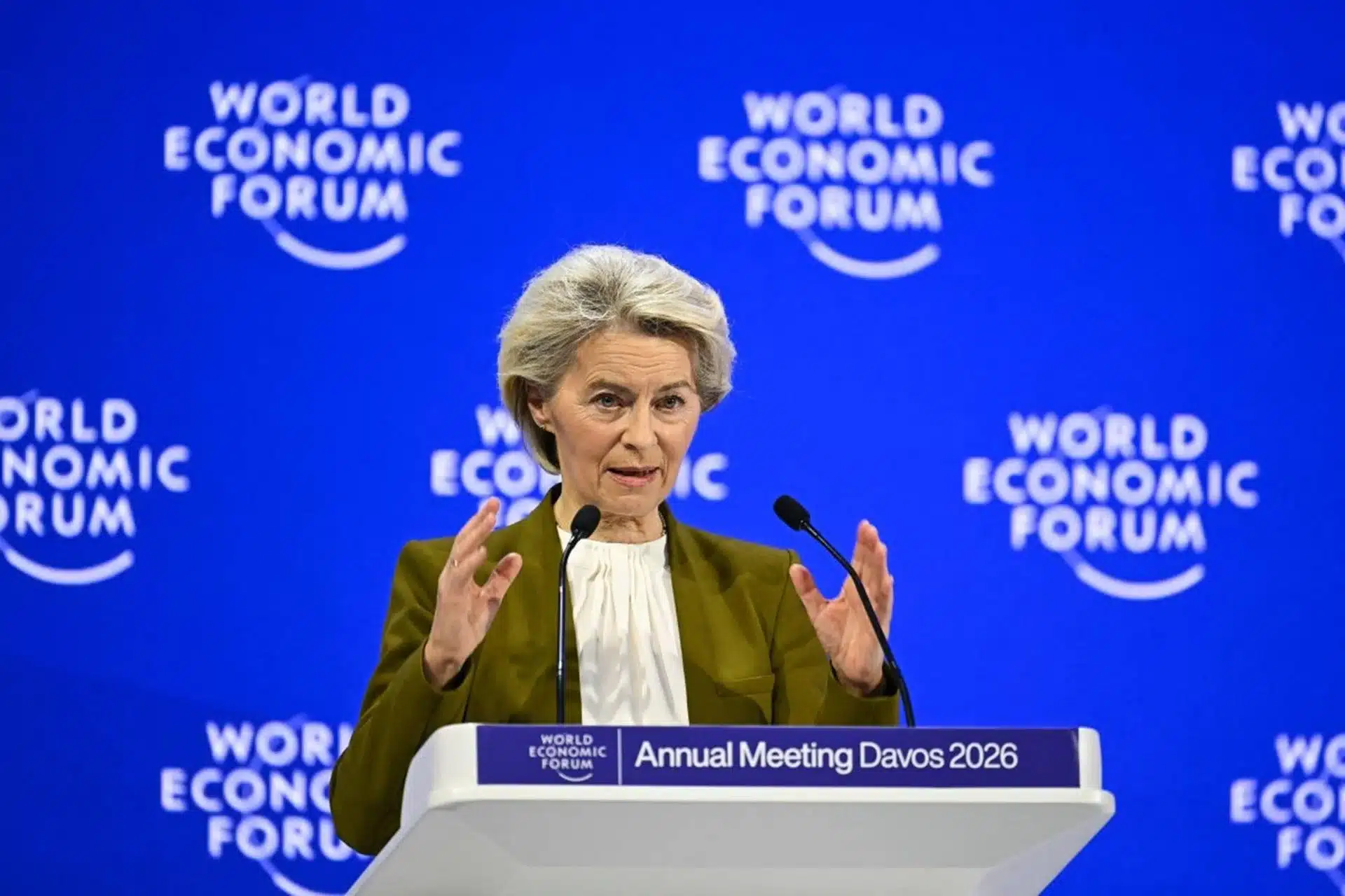 L’UE isola Trump a Davos: niente bilaterali e risposta compatta su dazi e Groenlandia