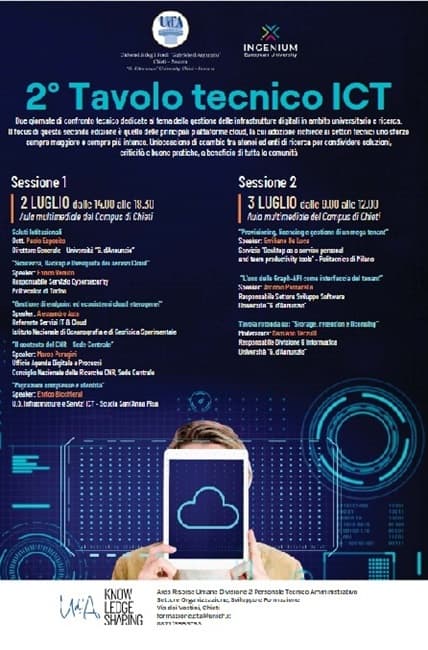 Tavolo Tecnico ICT 2026: alleanza digitale tra università e centri di ricerca