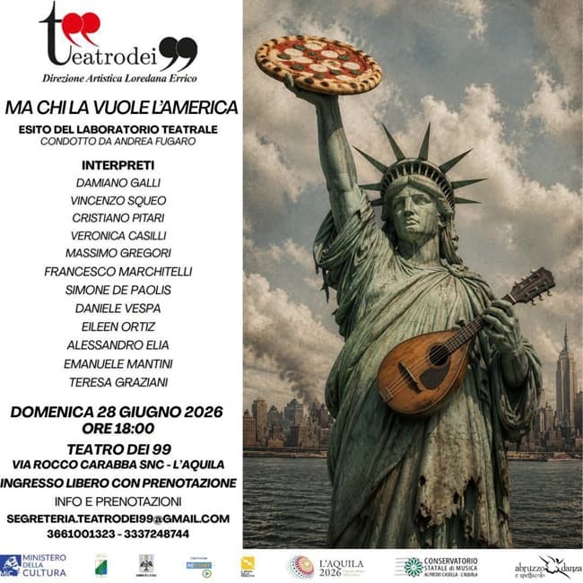 Teatro dei 99, gran finale con “Ma chi la vuole l’America”