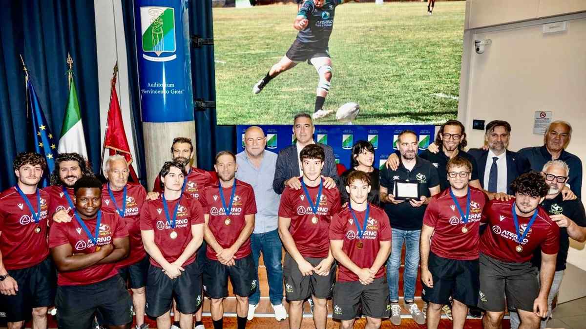 Rugby L’Aquila cadetta promossa in Serie B: la Regione Abruzzo premia la società
