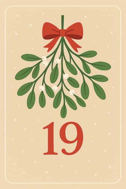 Origine e magia del vischio a Natale