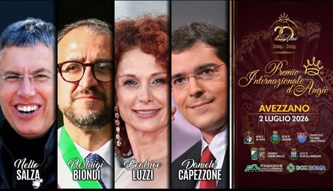 Avezzano, il 2 luglio la XX edizione del Premio Internazionale “Carlo I d’Angiò”